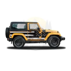 Panele Ochronne 3flagUSA Jeep Wrangler JK 2D - wielokrotnego użytku